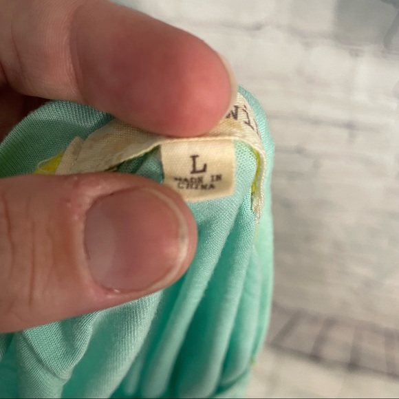 Seafoam Green Blouse Large - Picture 8 of 8